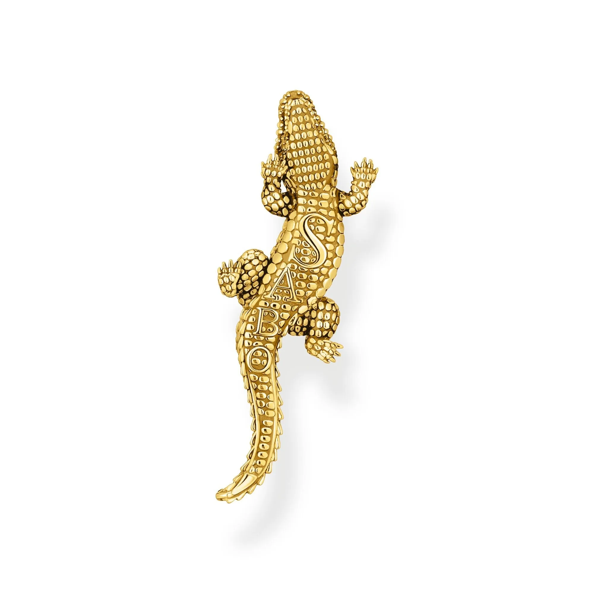 3D Crocodile Pendant