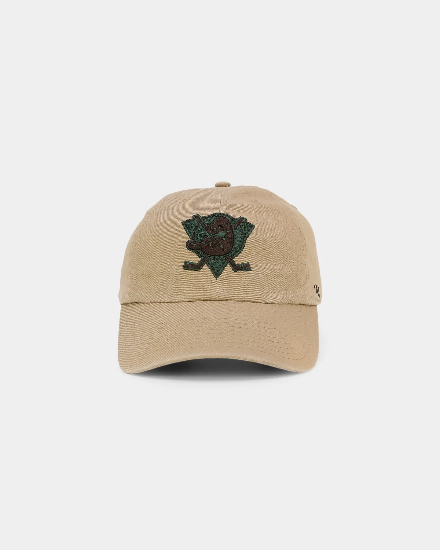 47 Brand Anaheim Ducks 'Croc Hunter' Clean Up Strapback Khaki/Dark Green