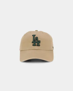 47 Brand Los Angeles Dodgers 'Croc Hunter' Clean Up Strapback Khaki/Dark Green