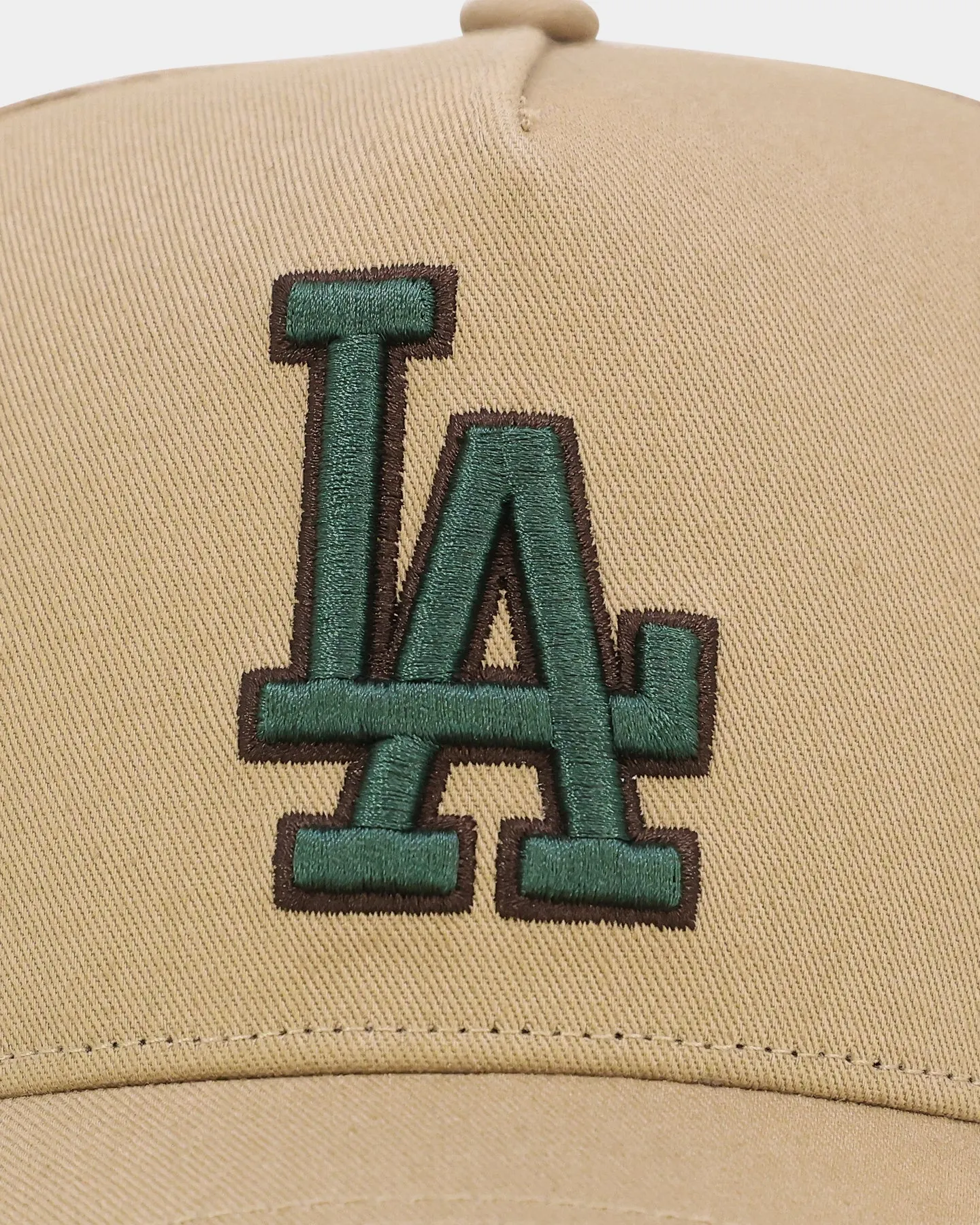 47 Brand Los Angeles Dodgers 'Croc Hunter' Sure Shot '47 MVP DT Snapback Khaki/Dark Green