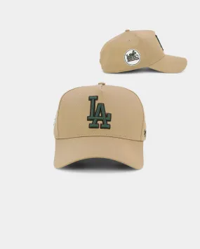 47 Brand Los Angeles Dodgers 'Croc Hunter' Sure Shot '47 MVP DT Snapback Khaki/Dark Green