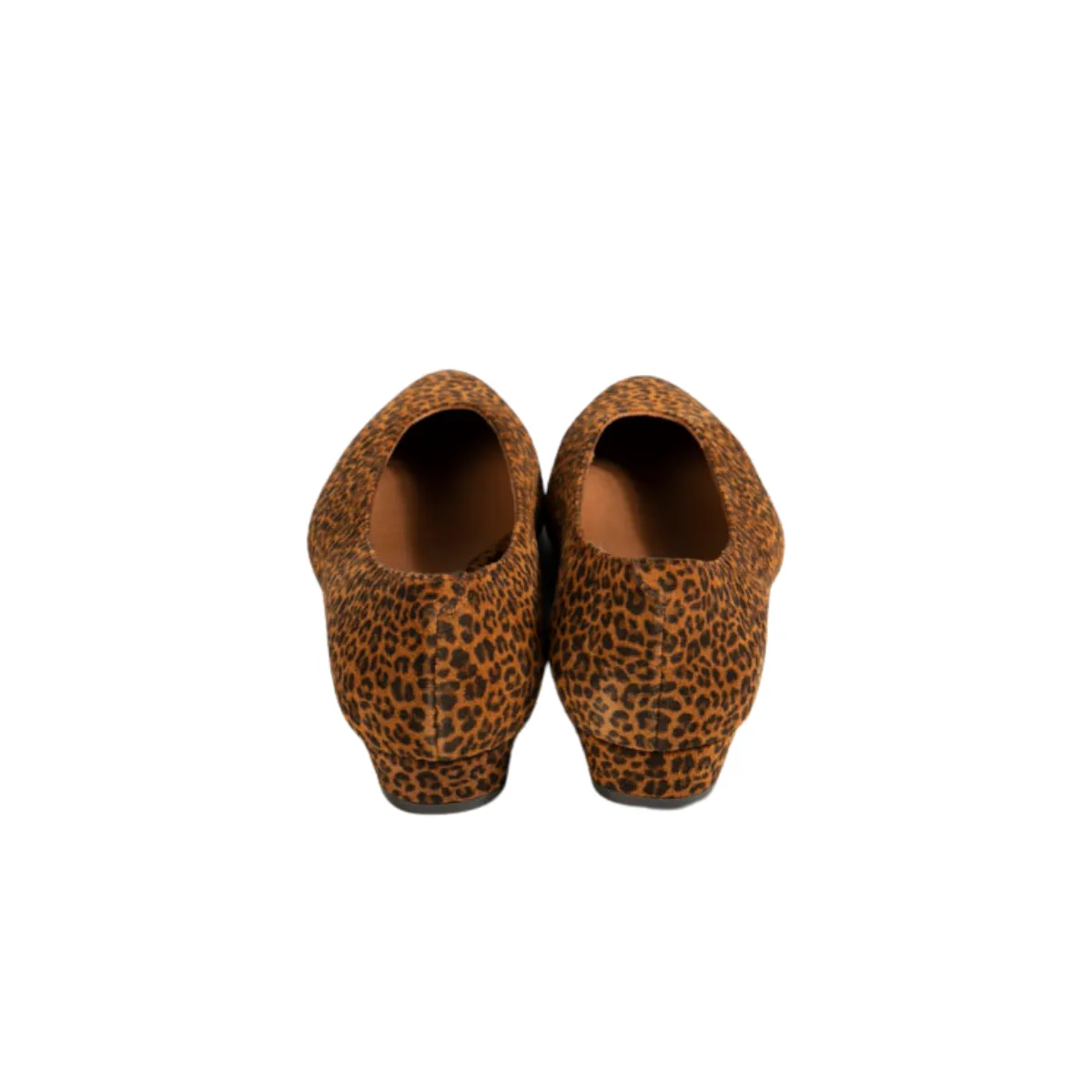 Abbie-Mini Leo Ballerine Petit Talon Cuoio