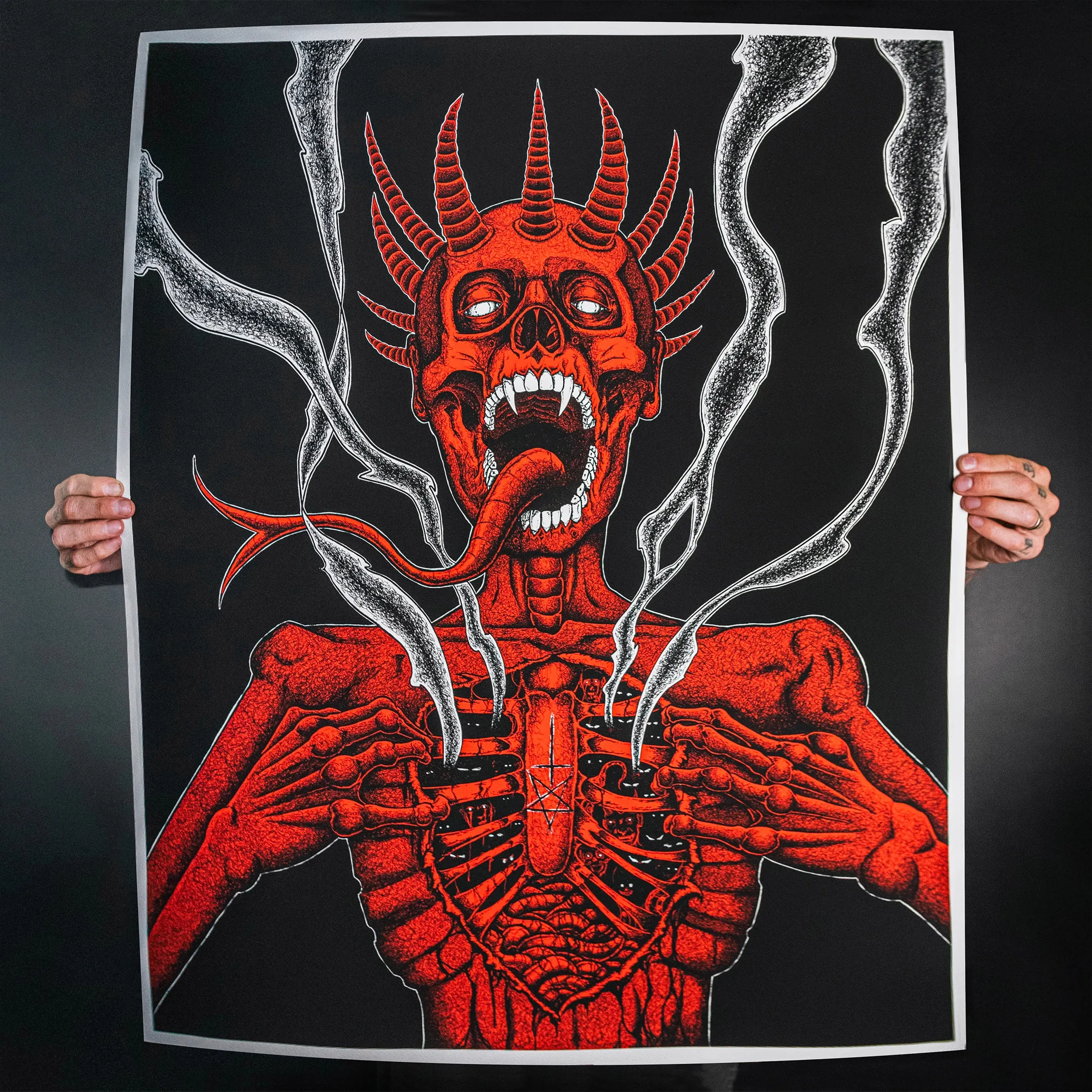 Abominable Electronics "Demon Lung" Giclee Print