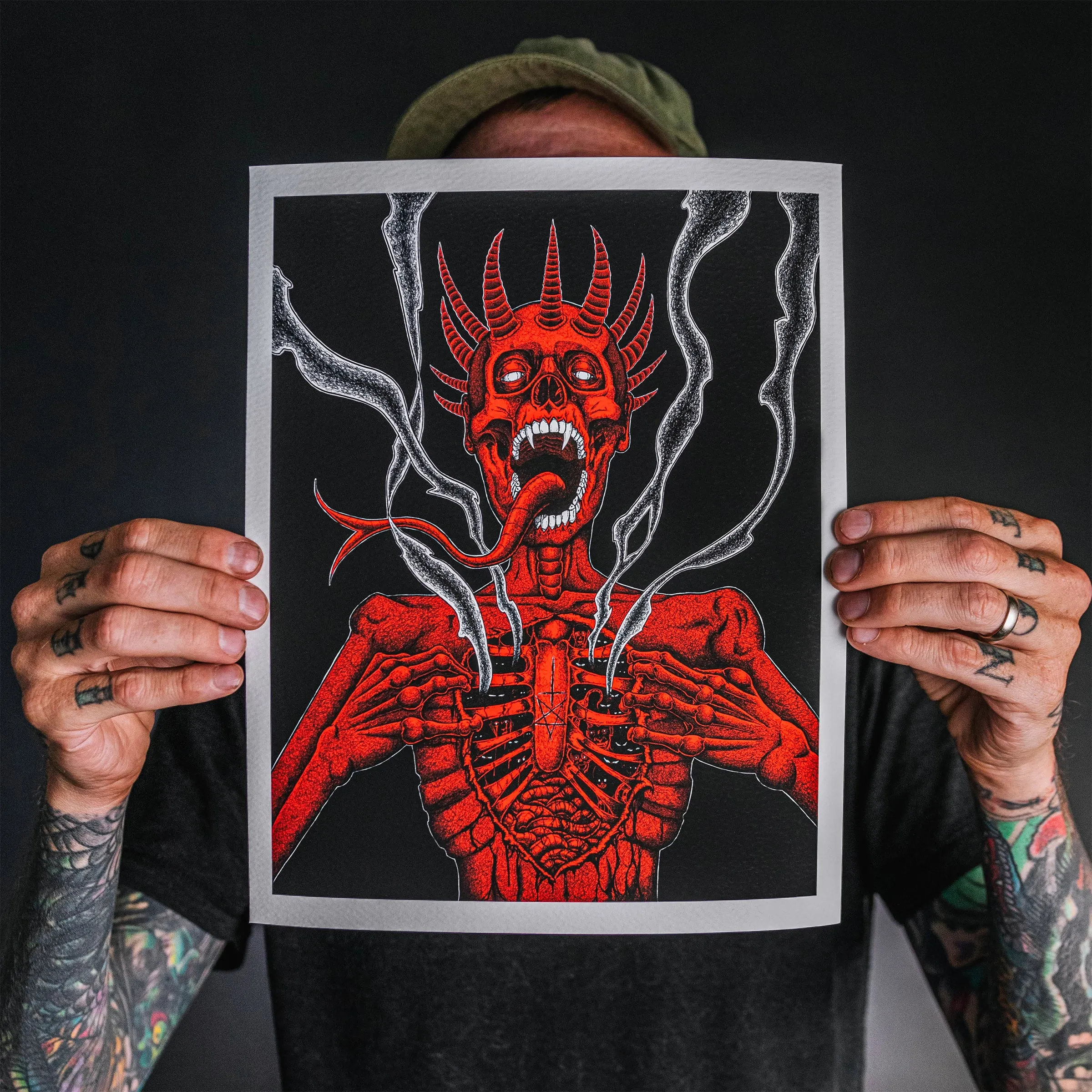 Abominable Electronics "Demon Lung" Giclee Print