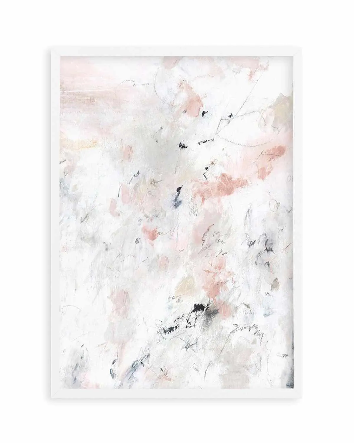 Abstract Blush II Art Print