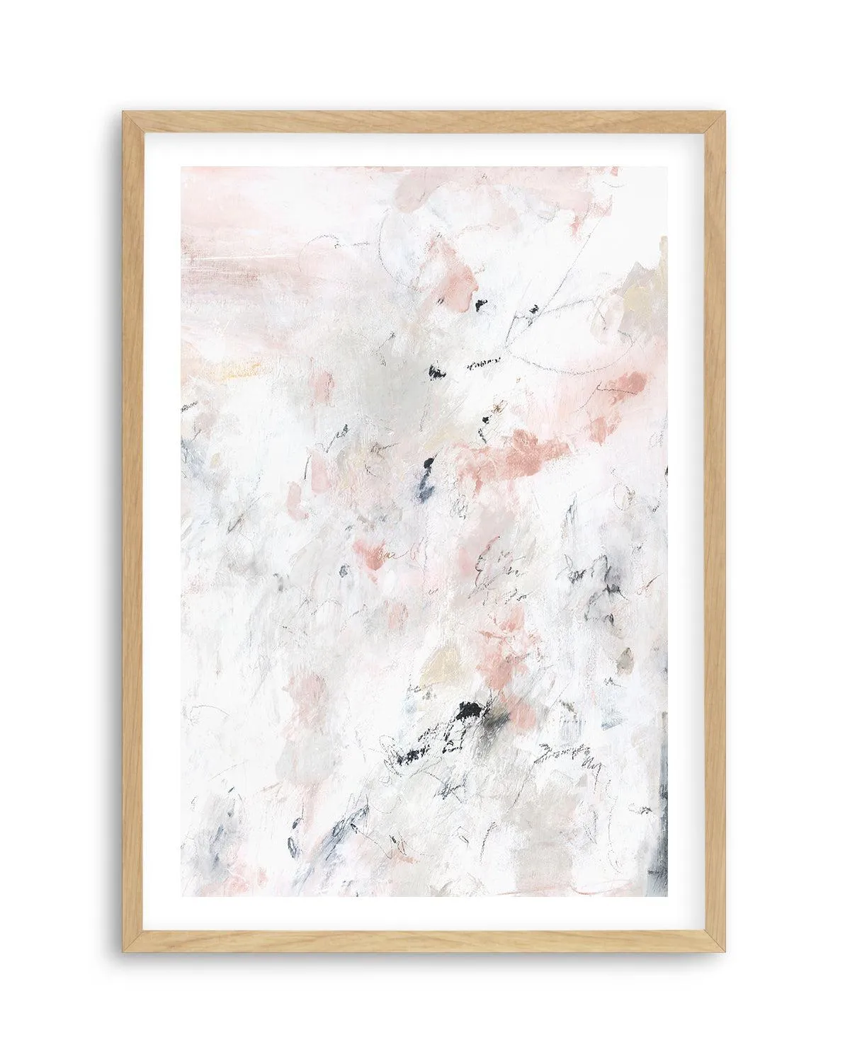 Abstract Blush II Art Print