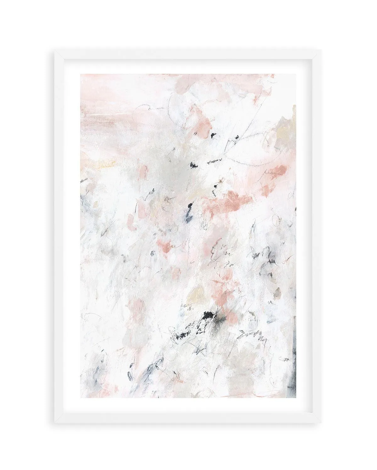 Abstract Blush II Art Print