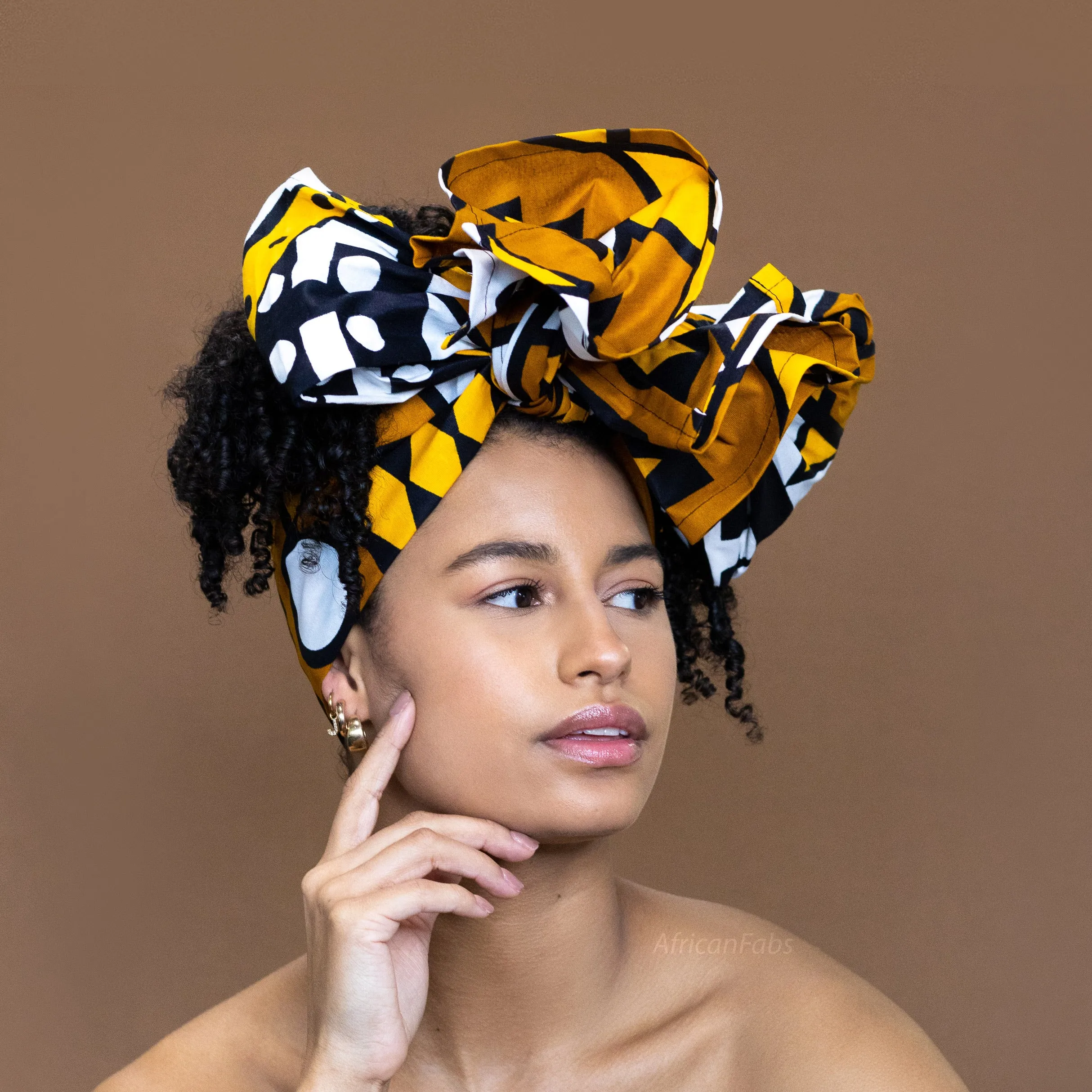 African Mustard / Yellow Samakaka headwrap