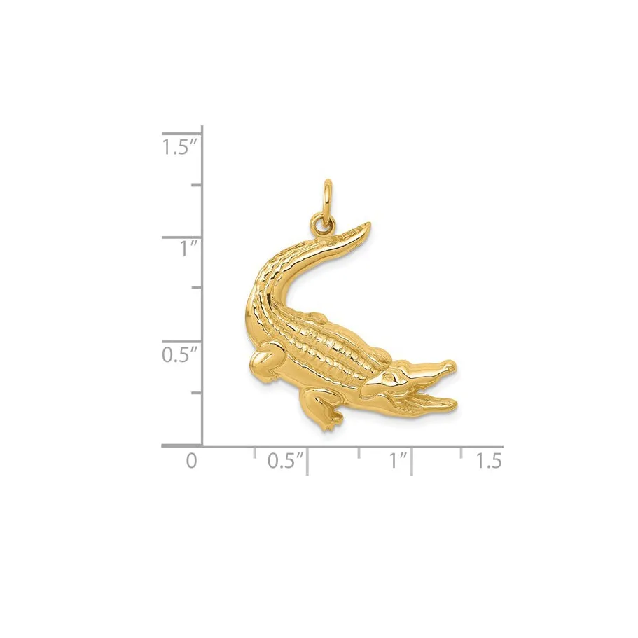 Alligator Pendant (14K)