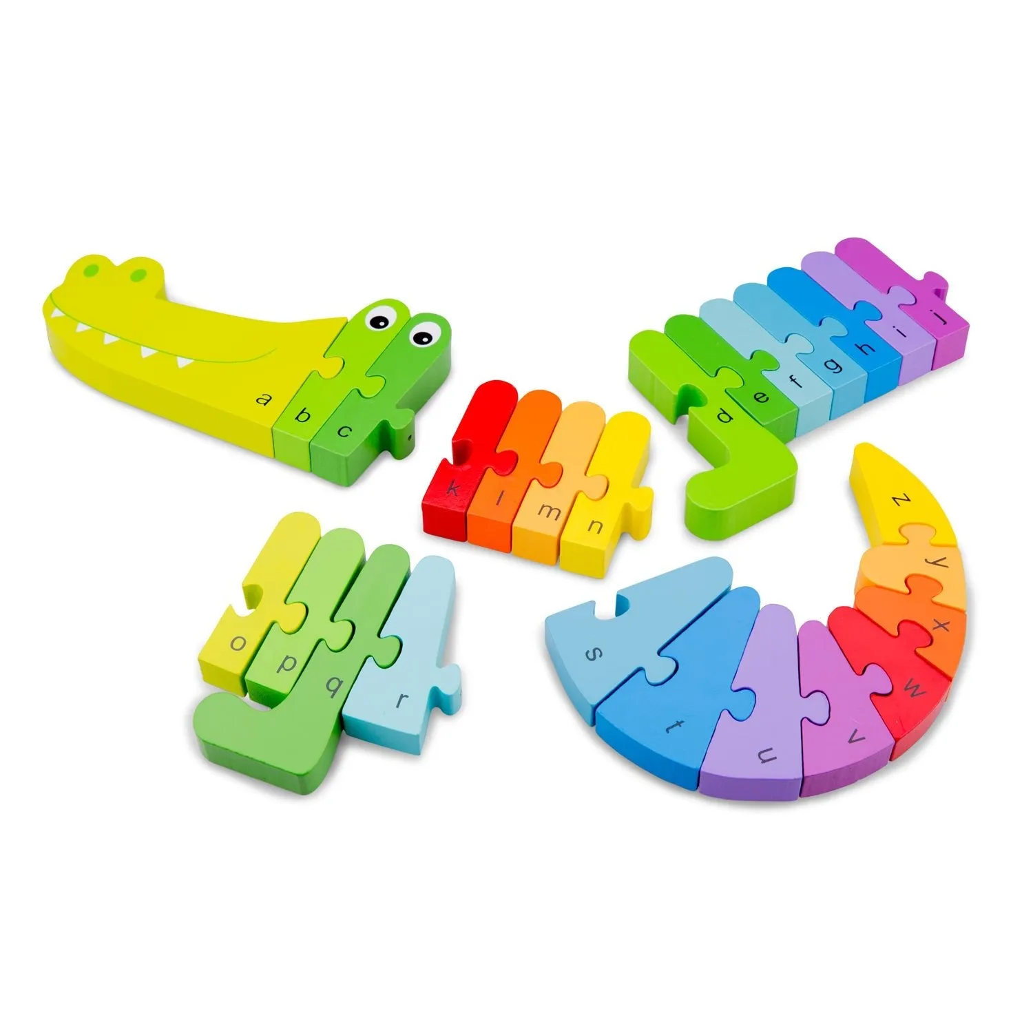 Alphabet Puzzle Crocodile