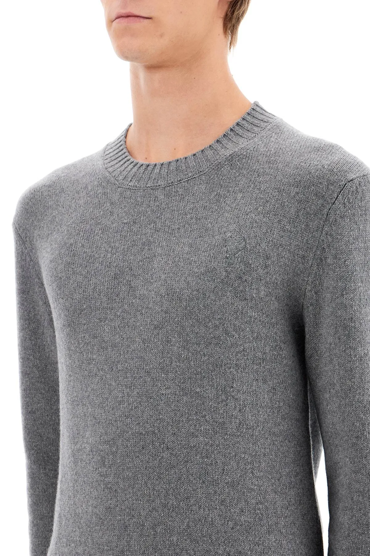 AMI ALEXANDRE MATIUSSI cashmere crewneck pullover