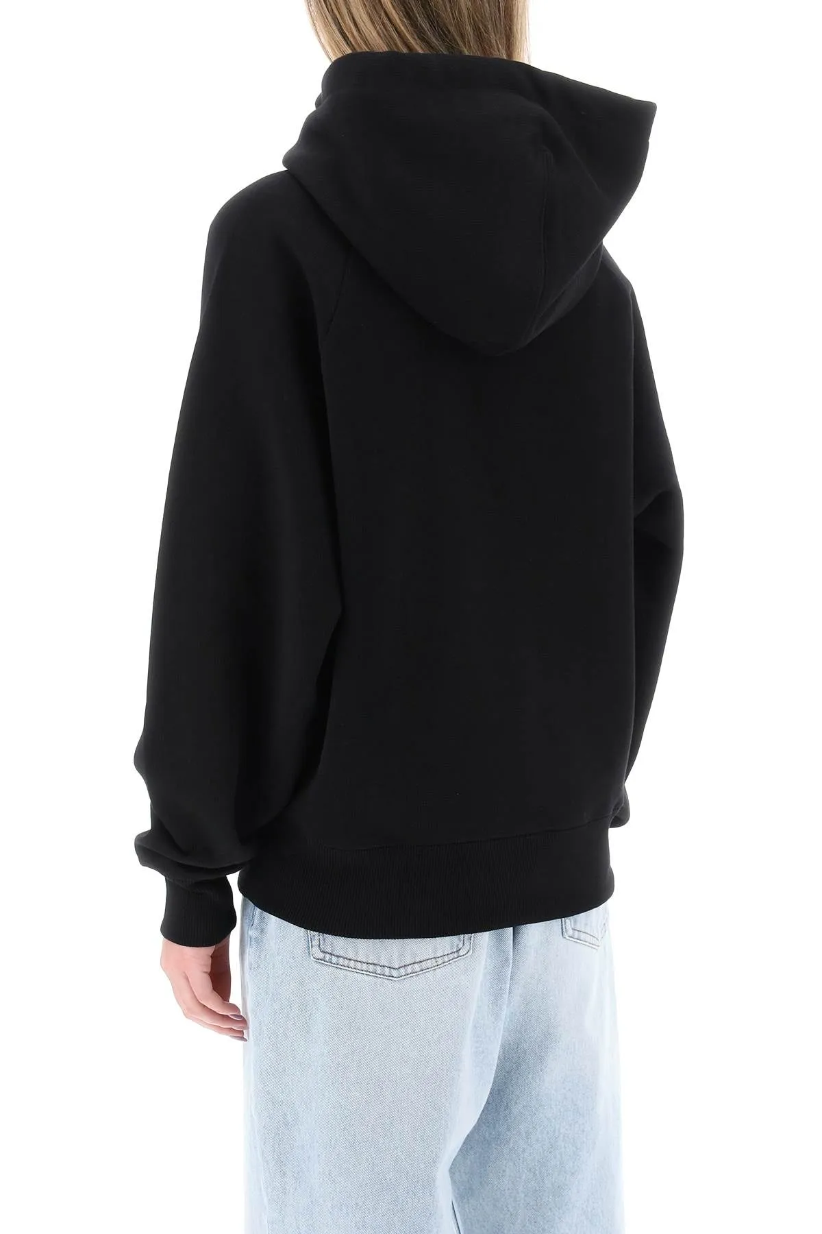 AMI ALEXANDRE MATIUSSI organic cotton hoodie with hood