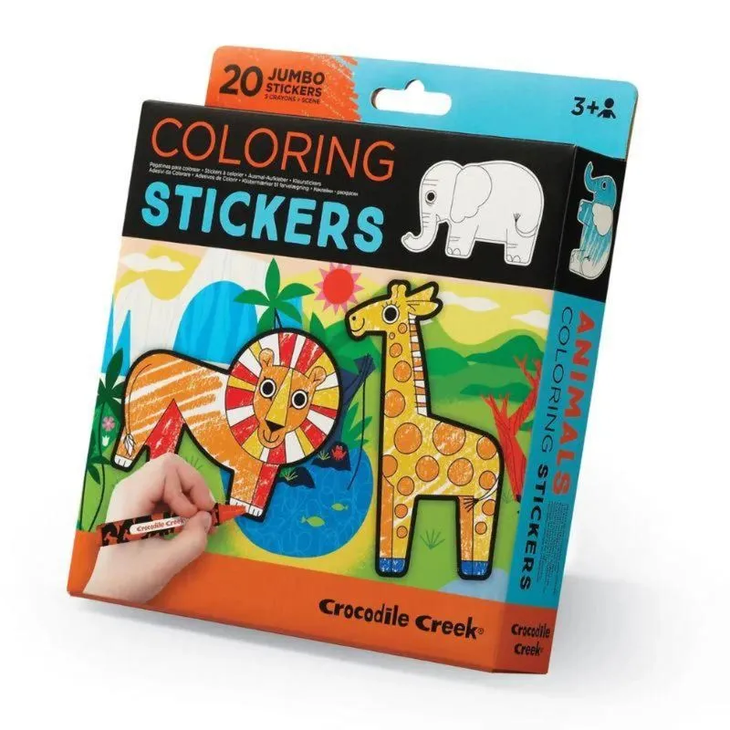 Animals Colouring Stickers