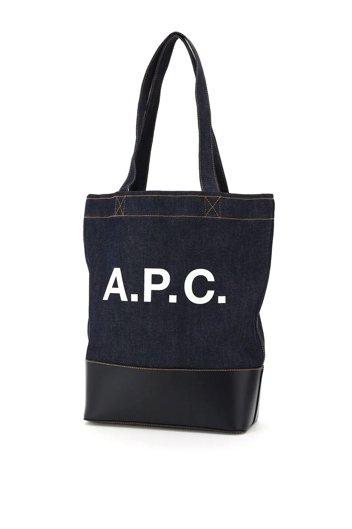 A.P.C. axel denim tote bag