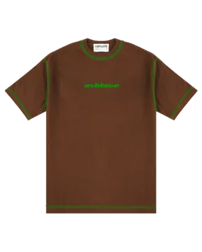 Ashluxe Threaded T-shirt - Brown