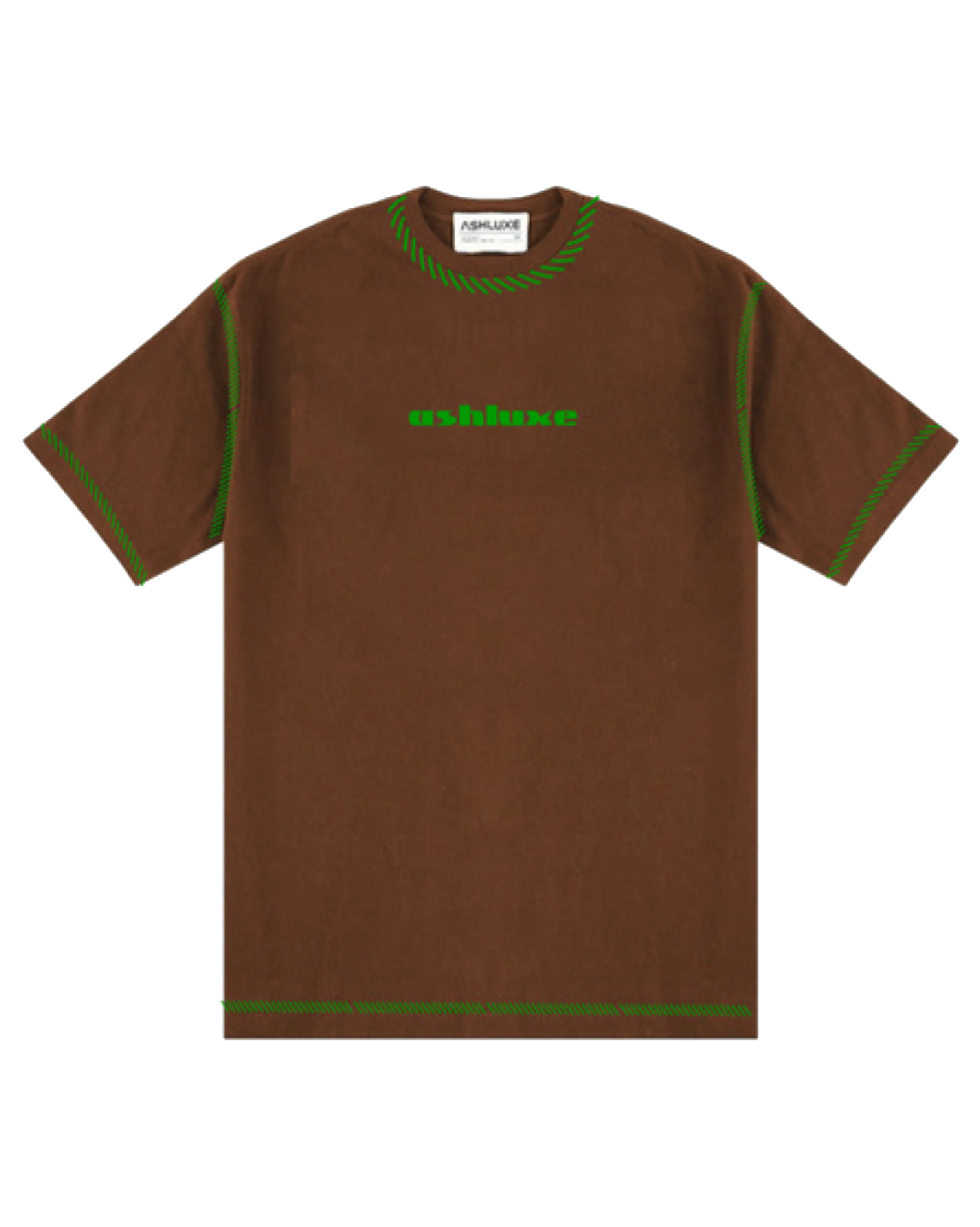 Ashluxe Threaded T-shirt - Brown