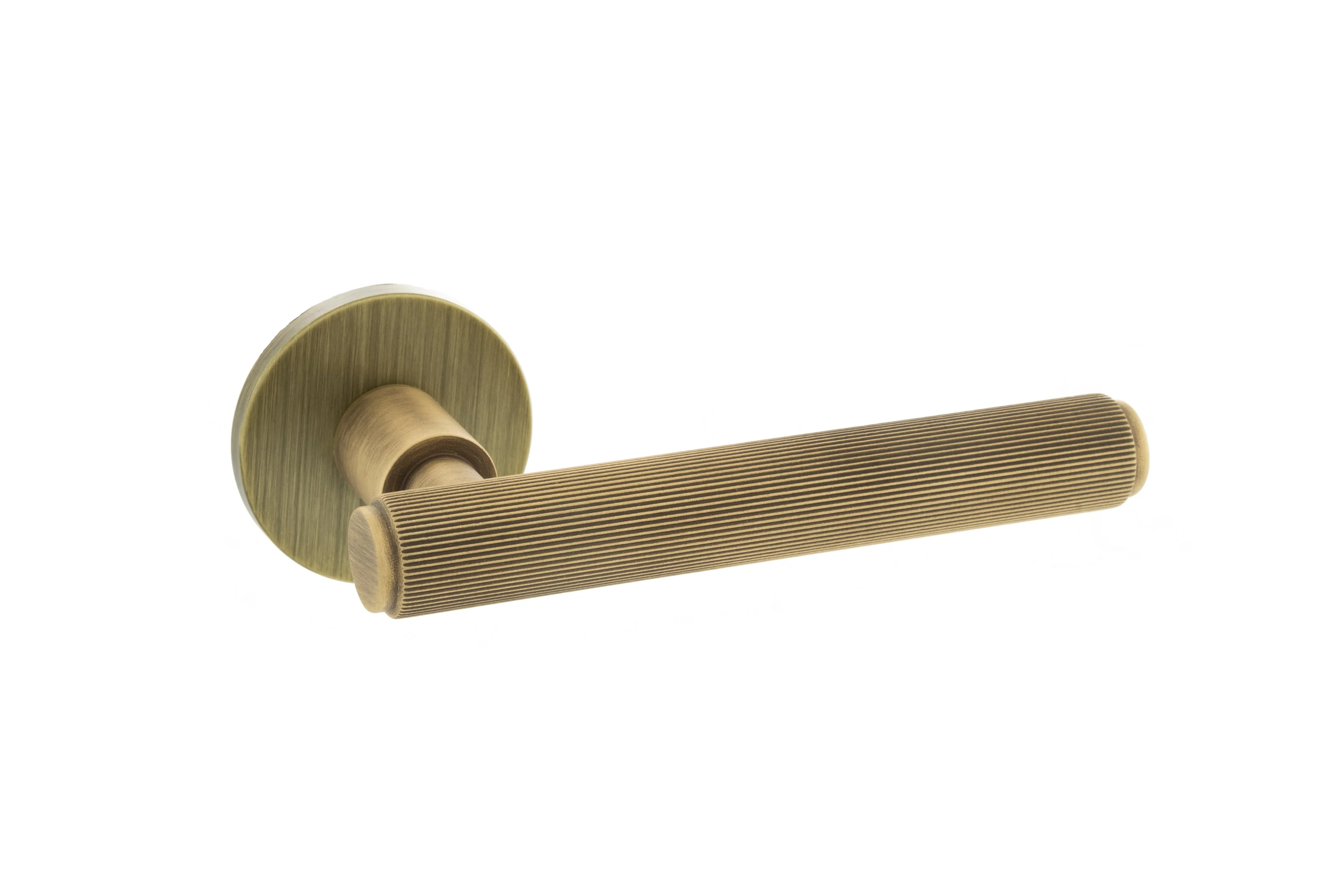 Atlantic Stephenson Designer Lever on 5mm Slimline Round Rose - Yester Bronze