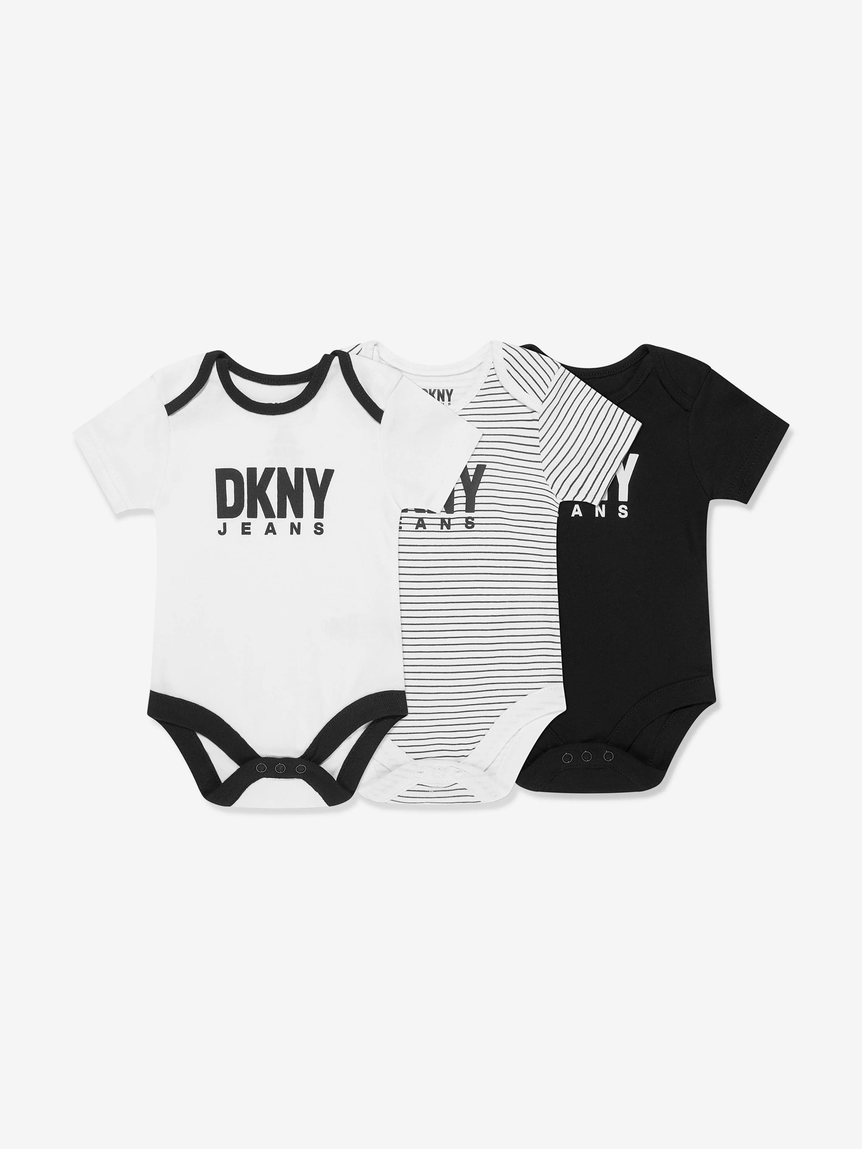 Baby 3 Piece Bodysuit Pack in Black