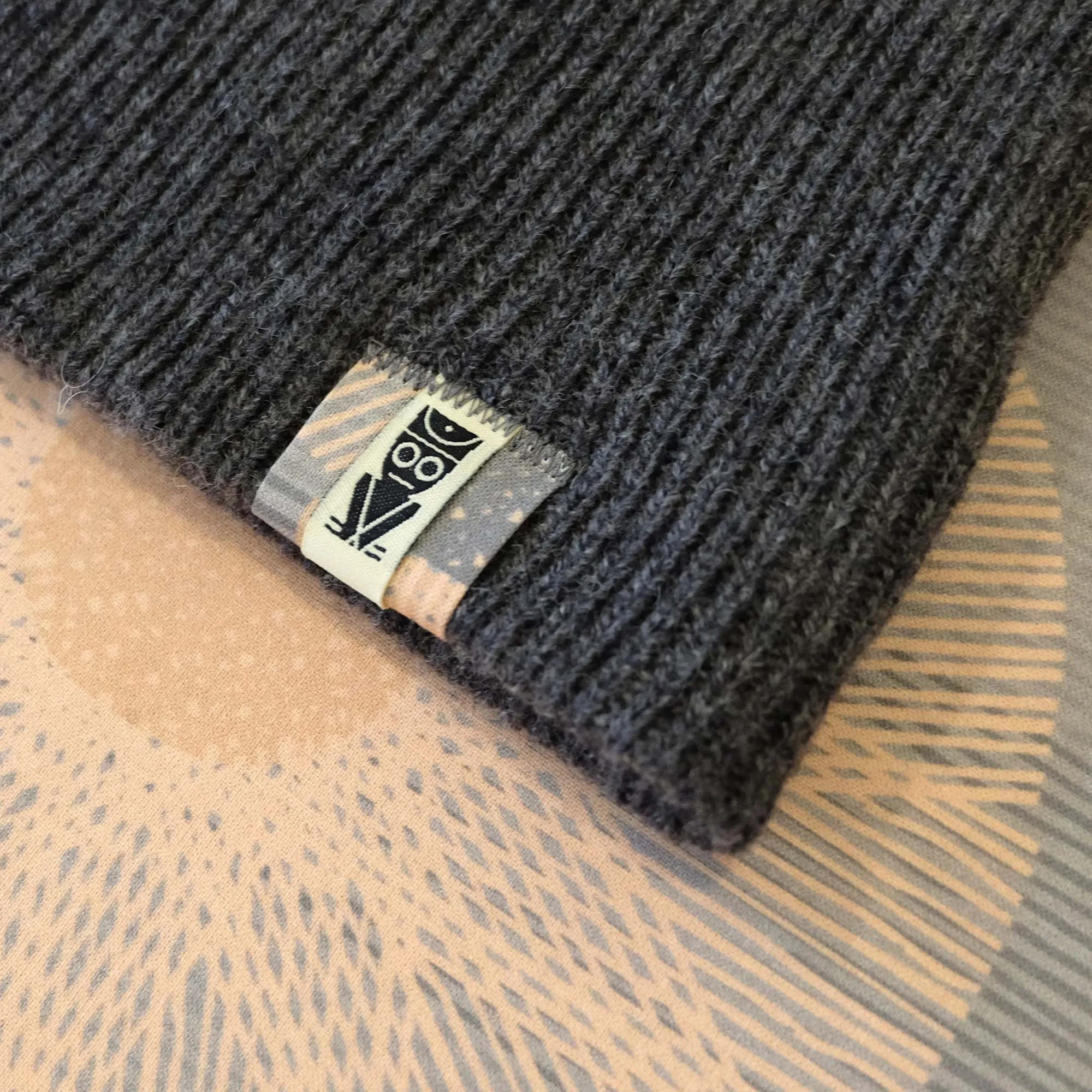 Beanie Merino Wool - Dark Gray