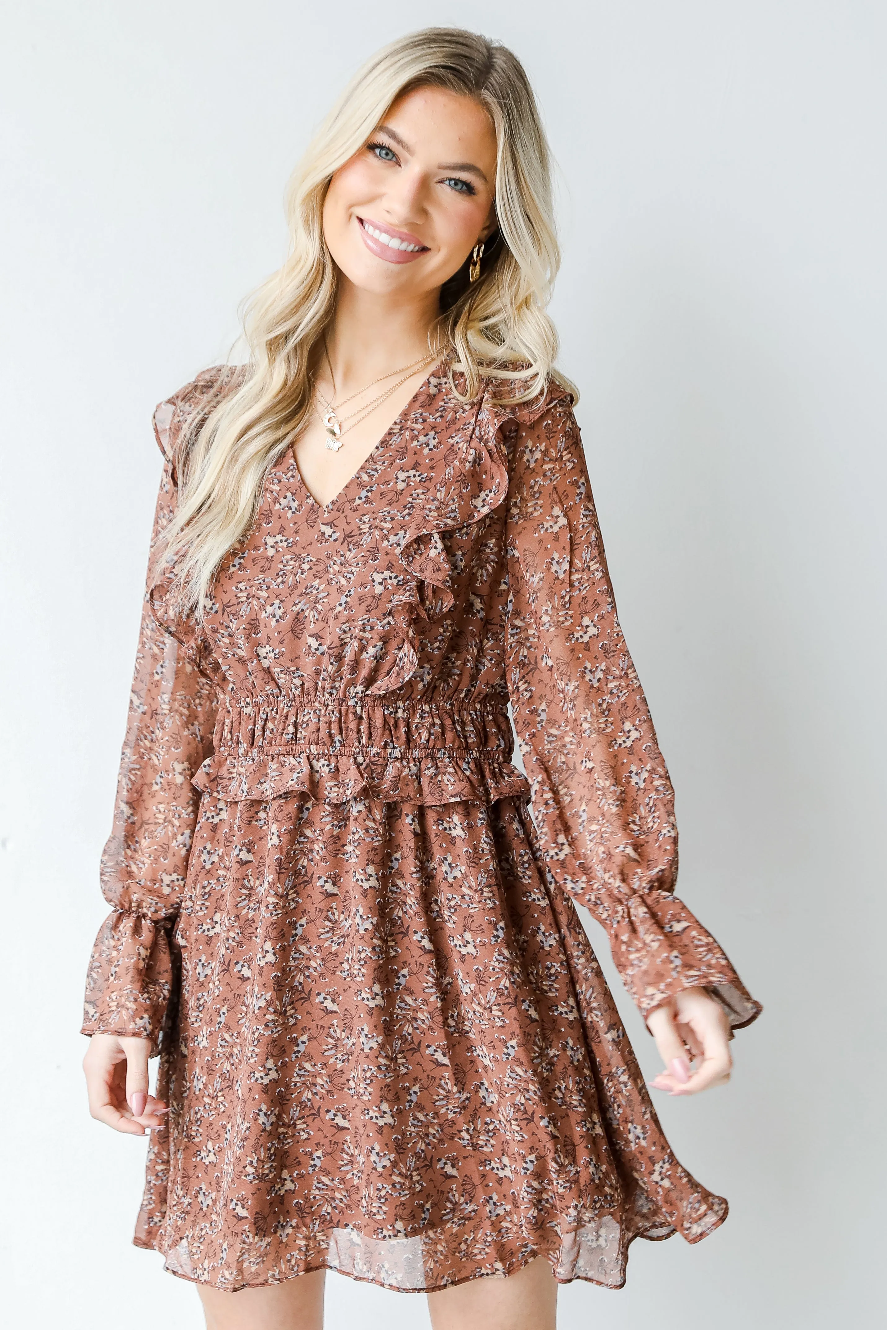 Beyond Lovely Floral Mini Dress