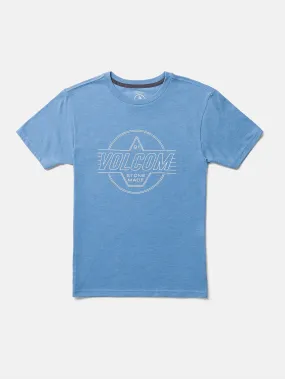 Big Boys Stone Liner Short Sleeve Tee - Blue Bird Heather