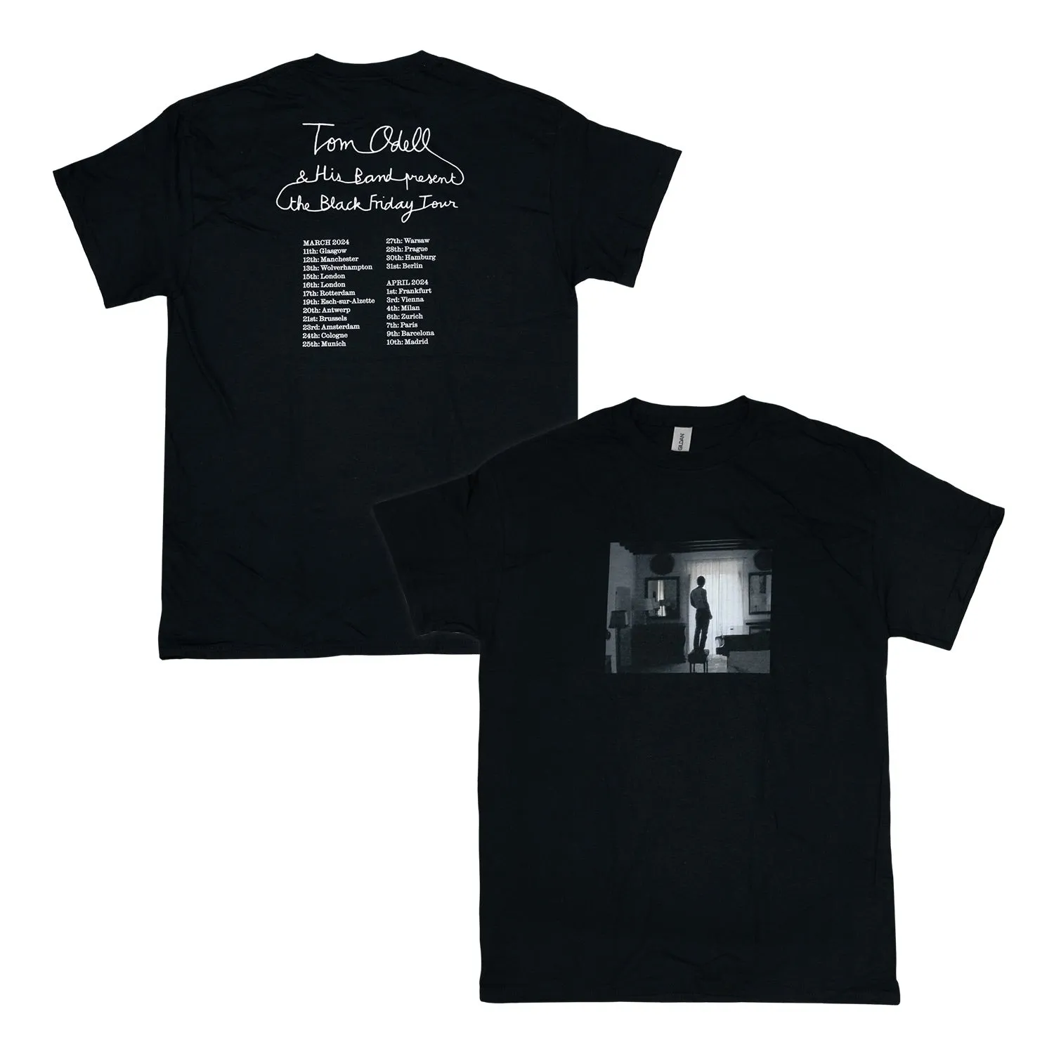 Black Friday Summer 2024 Black Tour T-Shirt