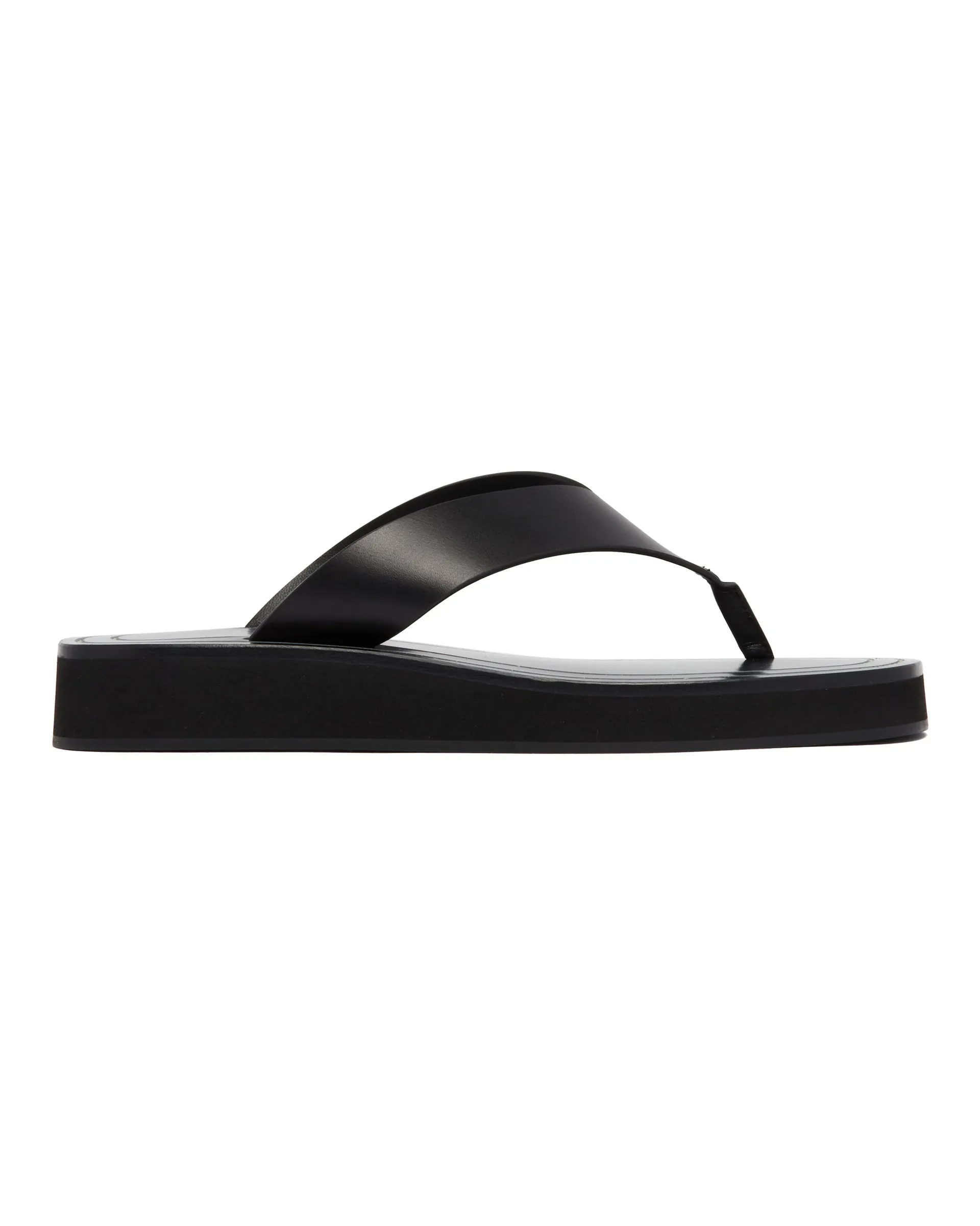 Black Ginza Flip-Flop Sandals