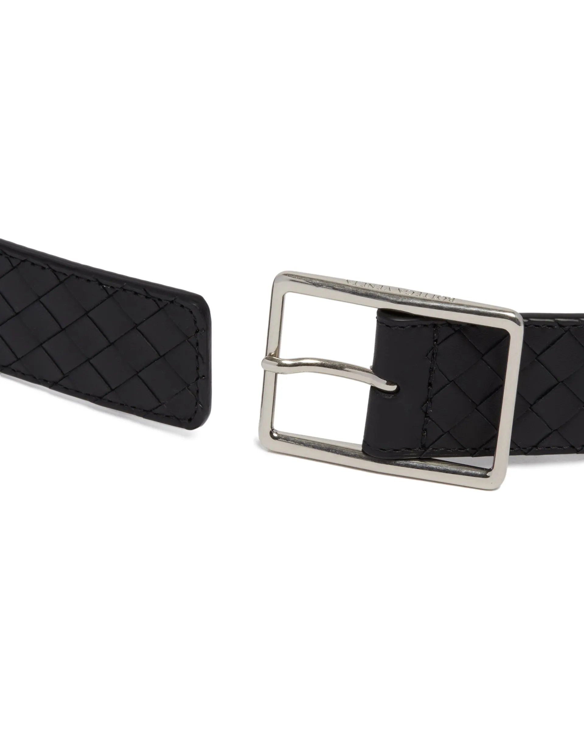 Black Intrecciato Belt