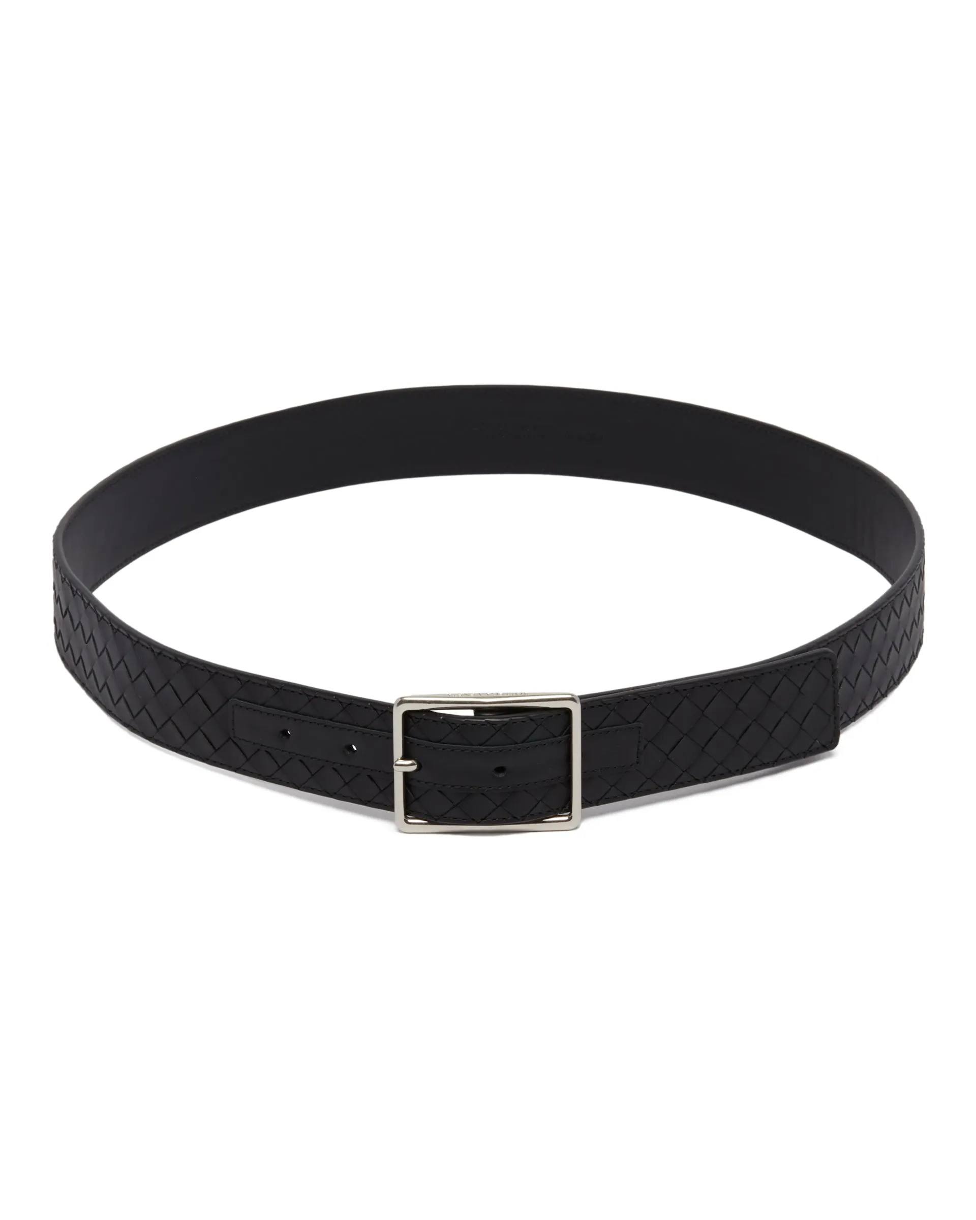 Black Intrecciato Belt