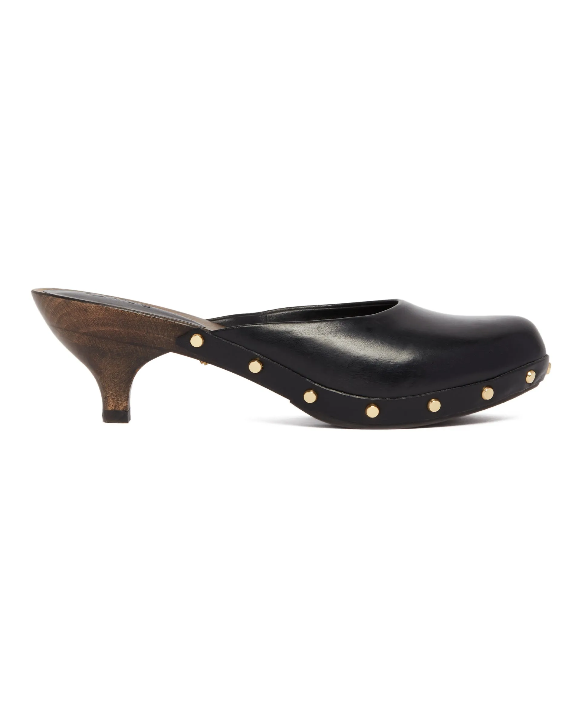 Black Judith Clogs