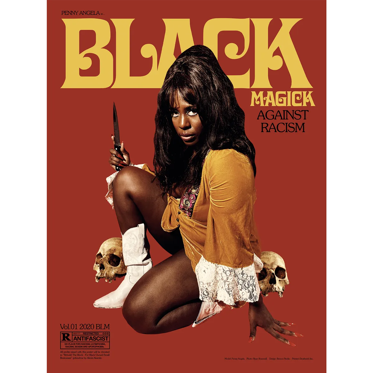 Branca Studio & Penny Angela "Black Magick Against Racism" Giclee Print