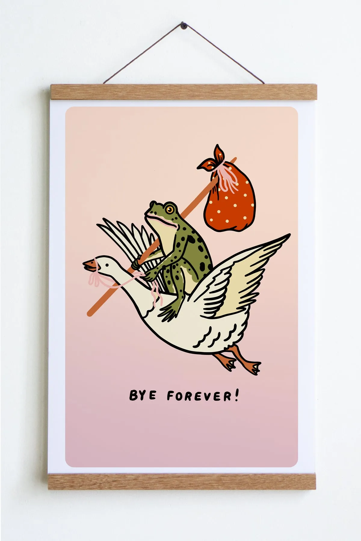 Bye Forever (Goose Ride) Print