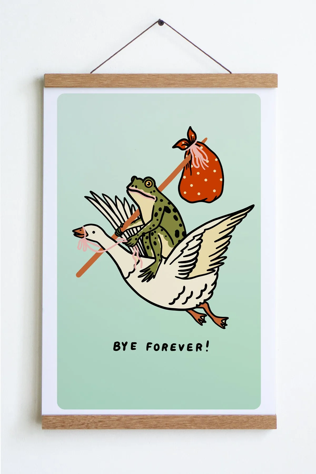 Bye Forever (Goose Ride) Print