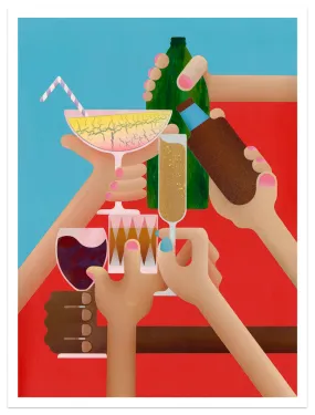 Casey Gray - "Cheers" print