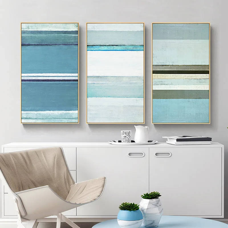 Coastal Blue Wall Art With Frame