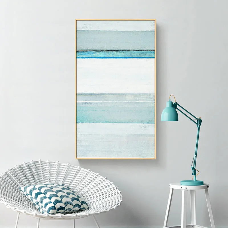 Coastal Blue Wall Art With Frame