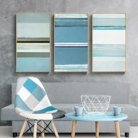 Coastal Blue Wall Art With Frame