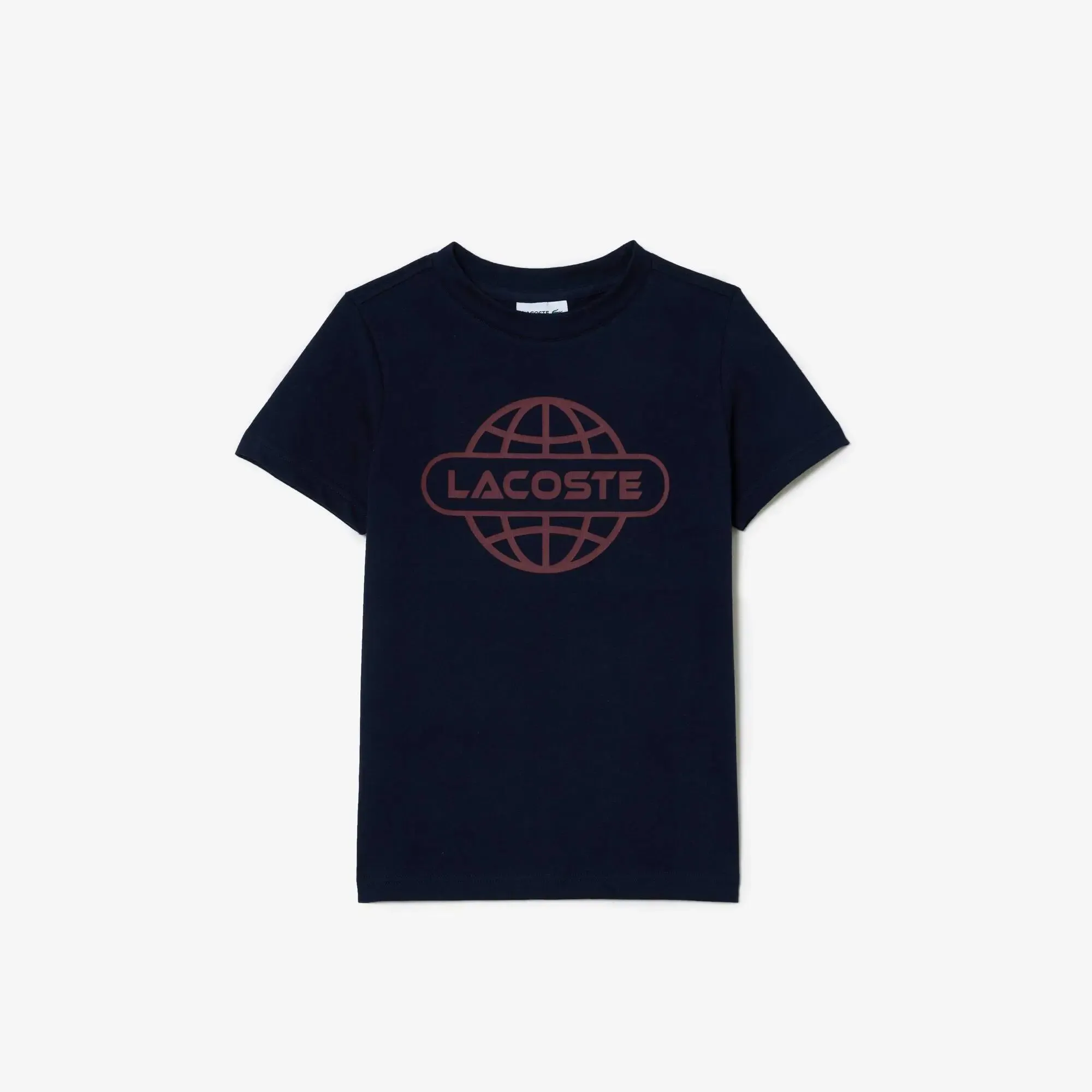 Cotton Jersey Planet Print T-shirt