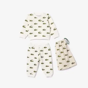 Croc Print Cotton Pyjamas Gift Set