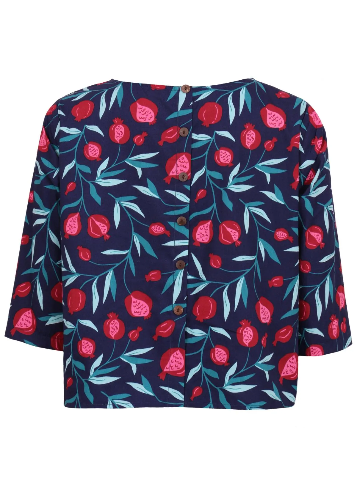 Demi Top Pomegranate