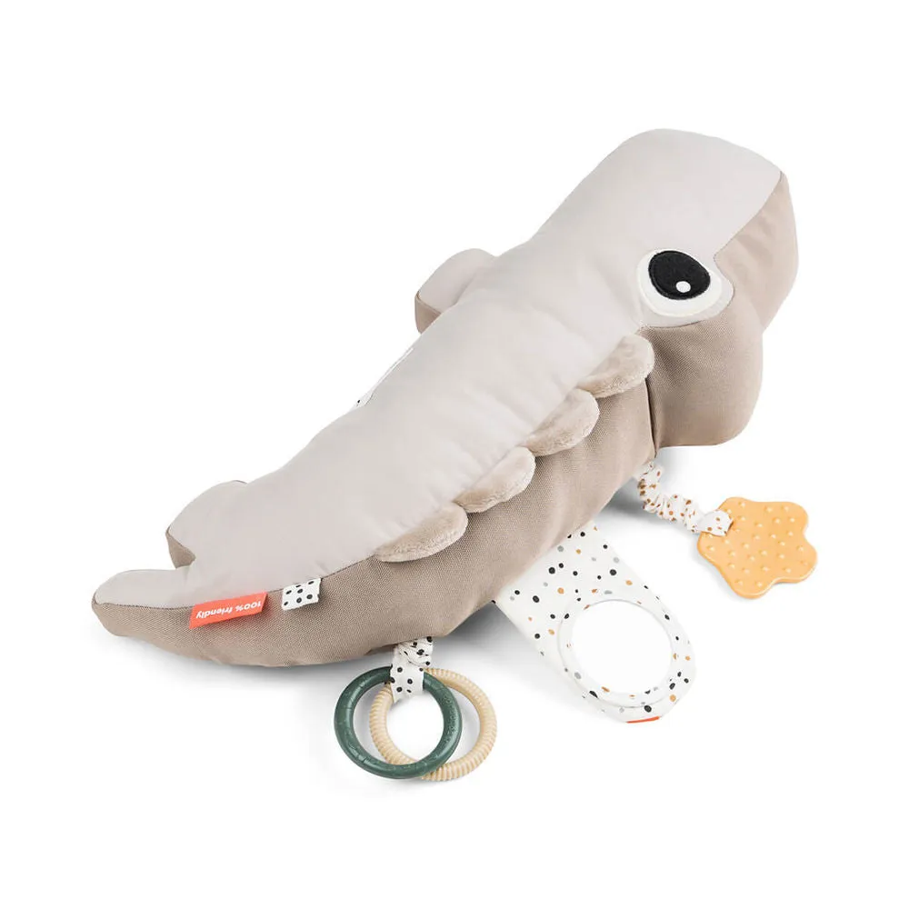 Done by Deer Crocodile Tummy Time Activity Toy - Sand