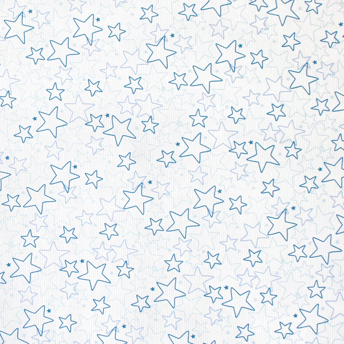 Doodle Stars Printed Zipper Footie |  Baby Boy