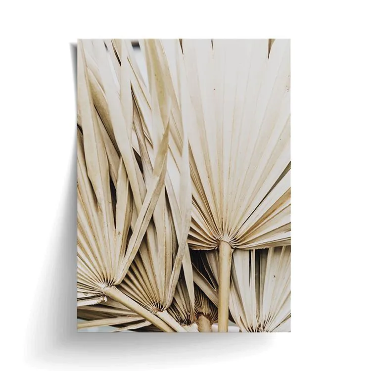 DRIED PALM LEAVES PRINT