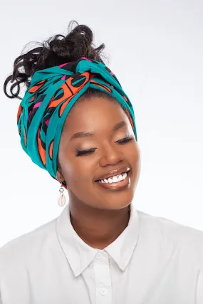 Dzita Ankara Print Head Wrap