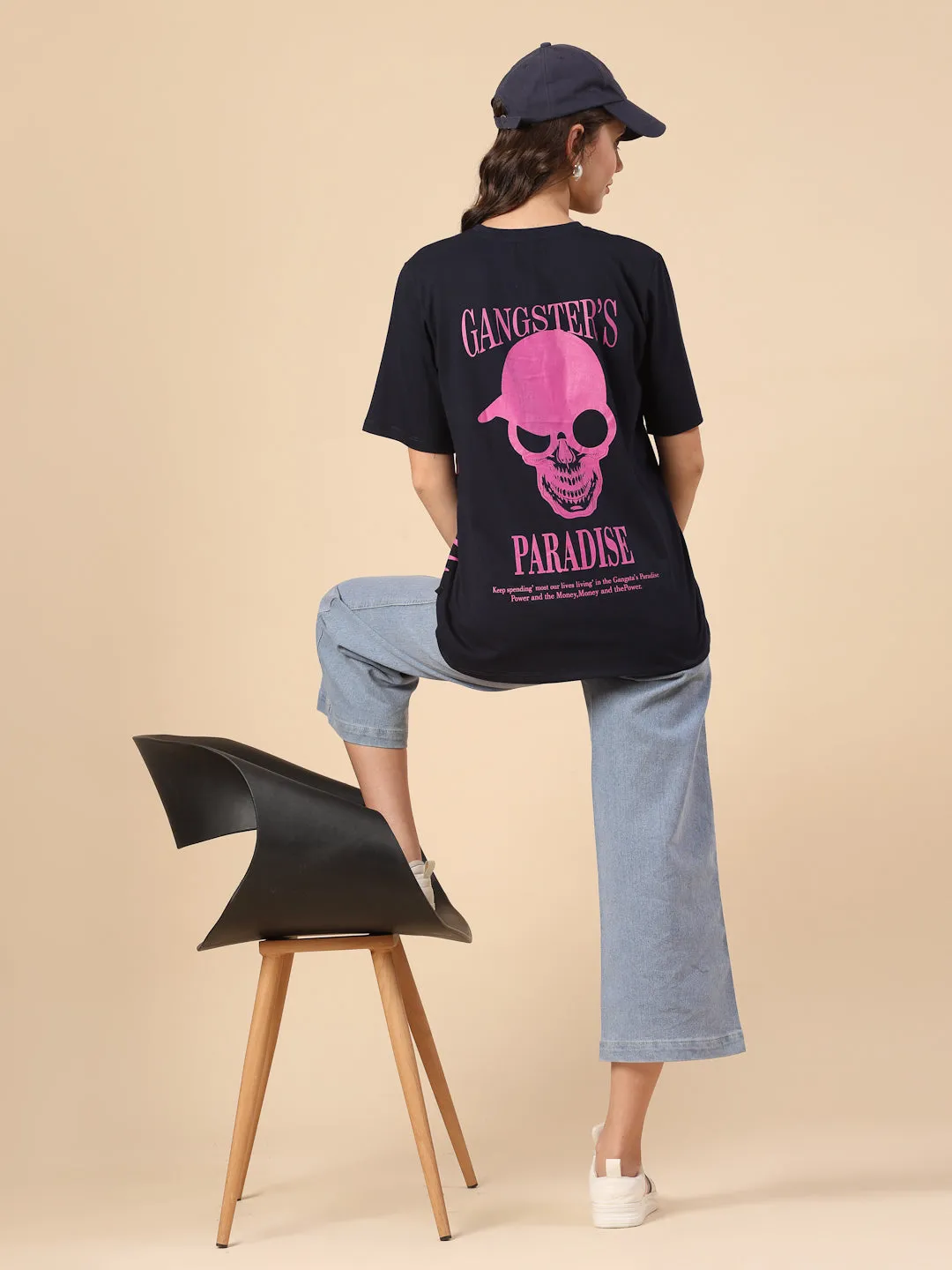 Everyday Elegance Printed Jersey T-shirt