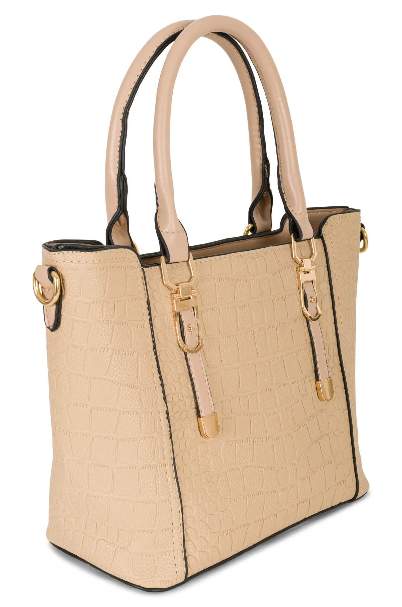 Faux Leather Bag with wallet | IVORY | 0484ZZ