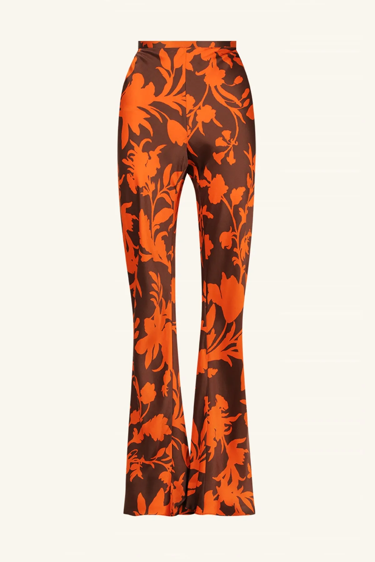 FLORA SILK BIAS CUT PANT