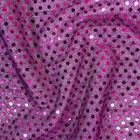 FS585_3 Purple Poly Jersey 3MM Sequins