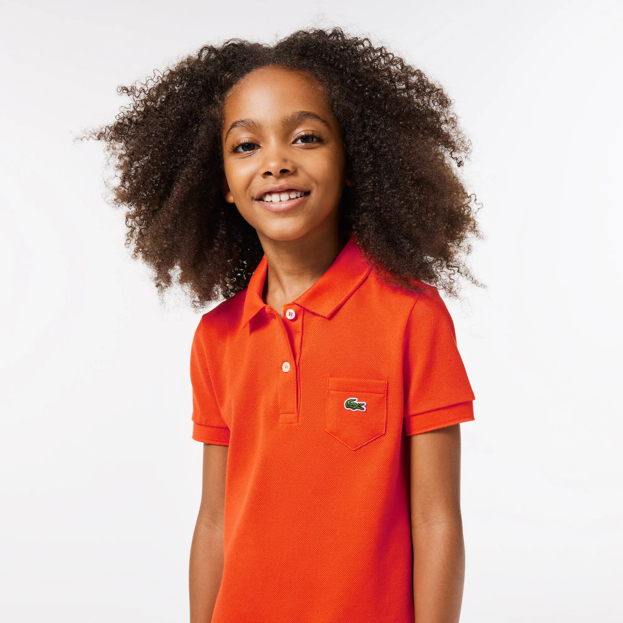 Girl’s Polo-Style Cotton Dress