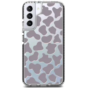 Gray Cow Print Samsung Case